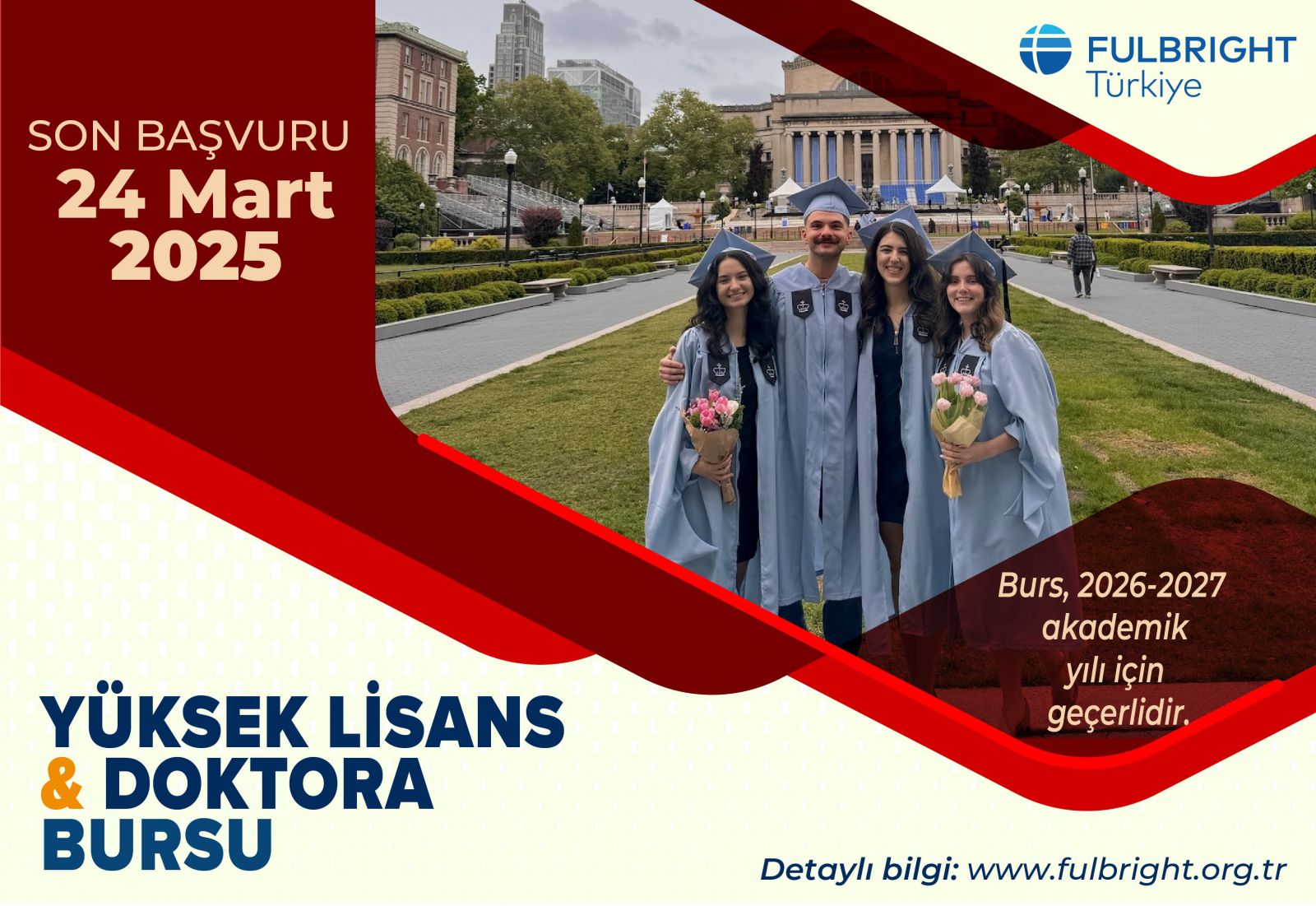 Fulbright Yüksek Lisans - Doktora Bursu Son Başvuru